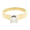 BAGUE DAME 14K 2T 0,55 DIAMANT SI2 C=I