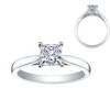 BAGUE EN OR BLANC SERTIE DpiUN DIAMANT CANADIEN ET DE DIAMANTS