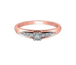 BAGUE EN OR JAUNE/BLANC, ROSE/BLANC OU BLANC SERTIE DE DIAMANTS