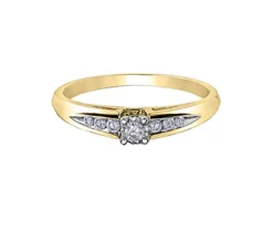 BAGUE EN OR JAUNE/BLANC, ROSE/BLANC OU BLANC SERTIE DE DIAMANTS