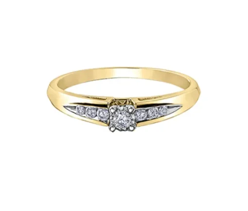 BAGUE EN OR JAUNE/BLANC, ROSE/BLANC OU BLANC SERTIE DE DIAMANTS