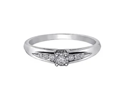 BAGUE EN OR JAUNE/BLANC, ROSE/BLANC OU BLANC SERTIE DE DIAMANTS