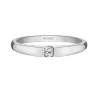 BAGUE EN OR 14K JAUNE OU BLANC SERTIE DpiUN DIAMANT CANADIEN