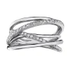 BAGUE EN OR 10K SERTIE DE DIAMANTS
