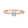 BAGUE EN OR 14K SERTIE DE DIAMANTS CANADIENS