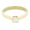 BAGUE EN OR 14K SERTIE DpiUN DIAMANT