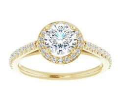 BAGUE EN OR SERTIE DE DIAMANTS