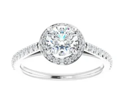 BAGUE EN OR SERTIE DE DIAMANTS