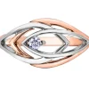 BAGUE EN OR SERTIE DpiUN DIAMANT CANADIEN