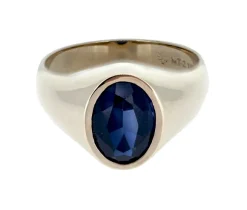 BAGUE H.18K ONYX 10=0,30 DIAM VS