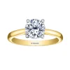 BAGUE 18K 0,40 DIAMANT+12=0,03 DIAMANTS