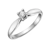 BAGUE SOLITAIRE EN 10K SERTIE DpiUN DIAMANT