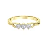 BAGUE STYLE TRINITÉ ILLUMINAIRE EN OR 10K SERTIE DE DIAMANTS