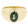 B.H.14K 2,91CT SAPH.BLEU-VERT"RARE" EXCL