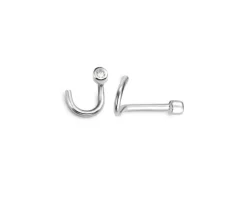 BOUCLE NEZ 14K TIGE COURBÉE 0,015 DIAM