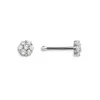 BOUCLE NEZ 14K TIGE DROITE FLEUR CZ