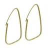 BOUCLES ANNEAUX TRIANGLES UNIES EN OR 10K