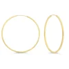 BOUCLES ANNEAUX UNIES EN OR 10K