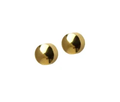 BOUCLES DE PERÇAGE ACIER/PVD OR 5MM