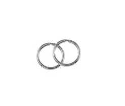 BOUCLES DORMEUSES 10K BLANC