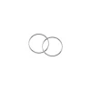 BOUCLES DORMEUSES 10K BLANC