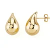 BOUCLES EN FORME DE GOUTTE EN OR