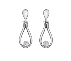 BOUCLES EN OR 10K SERTIES DE DIAMANTS CANADIENS