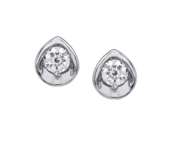 BOUCLES EN OR 10K SERTIES DE DIAMANTS CANADIENS