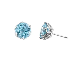 BOUCLES EN OR SERTIES DE PIERRES FINES VARIÉES