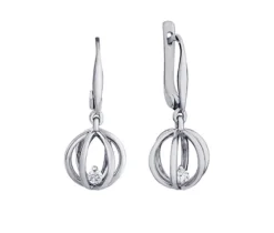 BOUCLES EN OR SERTIES DE DIAMANTS CANADIENS