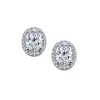 BOUCLES FIXES EN OR 18K BLANC SERTIES DE DIAMANTS CANADIENS ET DE DIAMANTS