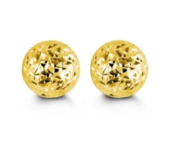 BOUCLES FIXES EN OR 10K TAILLE DIAMANT