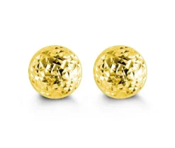 BOUCLES FIXES EN OR 10K TAILLE DIAMANT