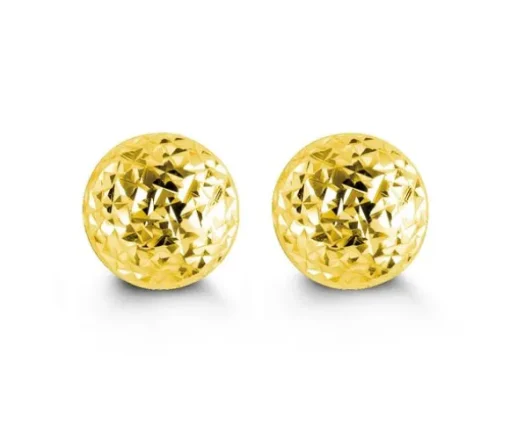BOUCLES FIXES EN OR 10K TAILLE DIAMANT