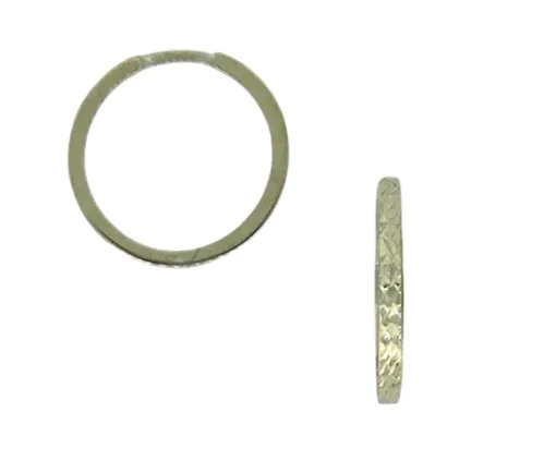 BOUCLES HUGGIES EN OR JAUNE TAILLÉES DIAMANT