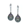 BOUCLES 14K BL P.TAHITI BAROCQUE 9-9.5MM