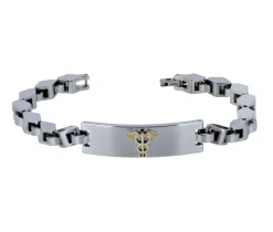 BRAC. D. MED ACIER-10K 7 1/2po