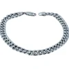 BRACELET À MAILLE GOURMETTE EN OR BLANC