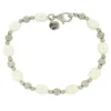 BRACELET ARG P.EAU DOUCE 7.5MM 7.5po