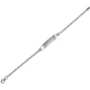 BRACELET DpiIDENTITÉ POUR ENFANT EN ARGENT RHODIÉ