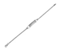 BRACELET DpiIDENTITÉ POUR ENFANT EN ARGENT RHODIÉ