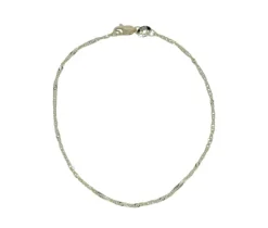 BRACELET EN OR JAUNE À MAILLE SINGAPOUR