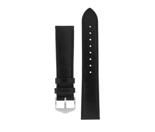 BRACELET HIRSCH OSIRIS CUIR NOIR 12MM M