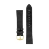 BRAC.M. HIRSCH CUIR LEZARD NOIR 14MM M