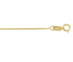 CHAINE CARRÉ 10K 18po 0.5MM