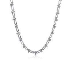 CHAINE EN ACIER À MAILLE EN U