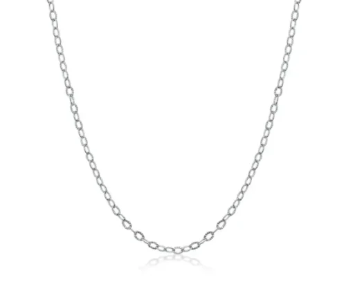 CHAINE EN ACIER À MAILLE ROLO TAILLÉE DIAMANT