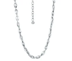 CHAINE EN ACIER MAILLE ROLO OVALE