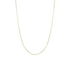 CHAINE EN OR JAUNE À MAILLE ROLO TAILLÉE DIAMANT