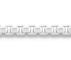 CHAINE EN OR 10K À MAILLE CARRÉ ARRONDI HOLLOW